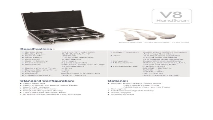 ECÓGRAFO VETERINARIO HANDSCAN